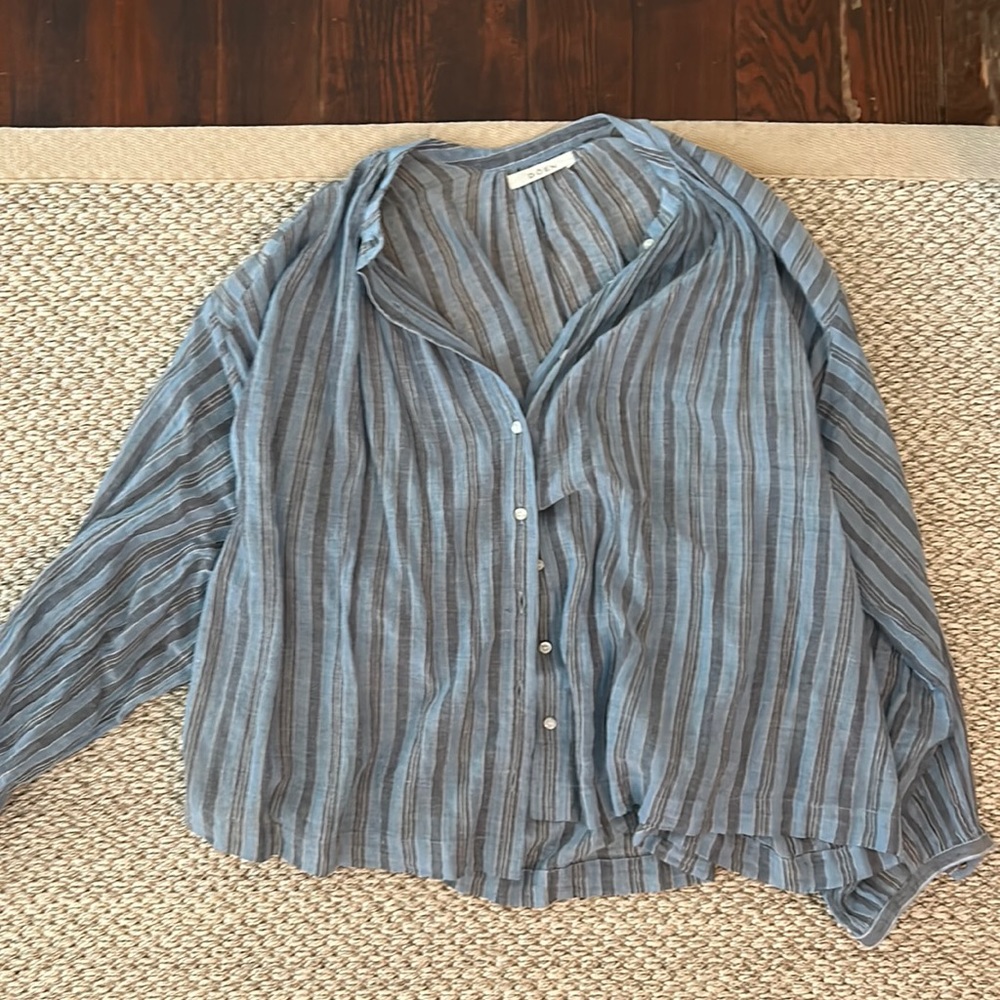Dôen soft striped Jane blouse